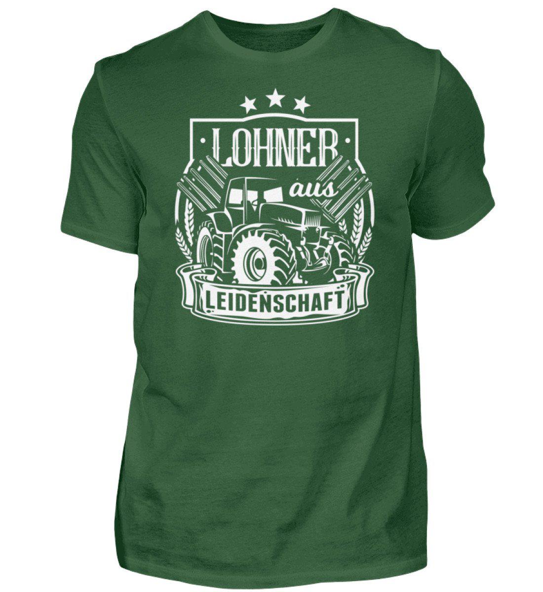 Lohner aus Leidenschaft · Herren T-Shirt-Herren Basic T-Shirt-Bottle Green-S-Agrarstarz
