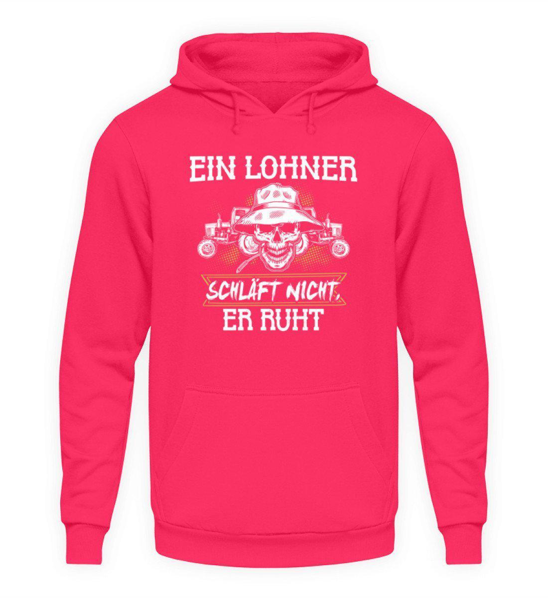 Lohner ruht · Unisex Kapuzenpullover Hoodie-Unisex Hoodie-Hot Pink-L-Agrarstarz
