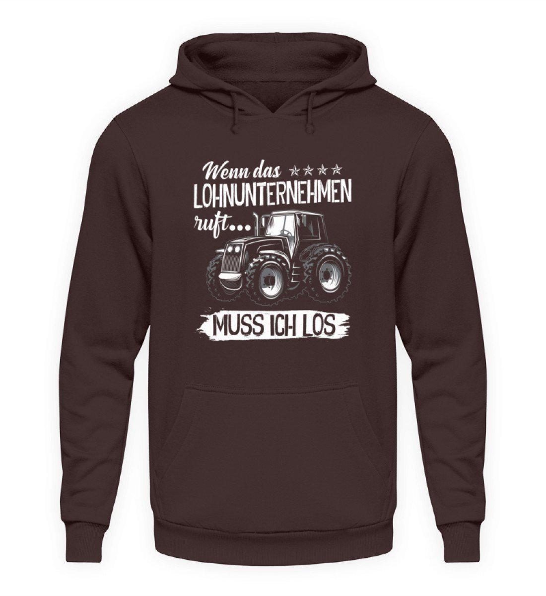 Lohnunternehmen ruft · Unisex Kapuzenpullover Hoodie-Unisex Hoodie-Hot Chocolate-L-Agrarstarz