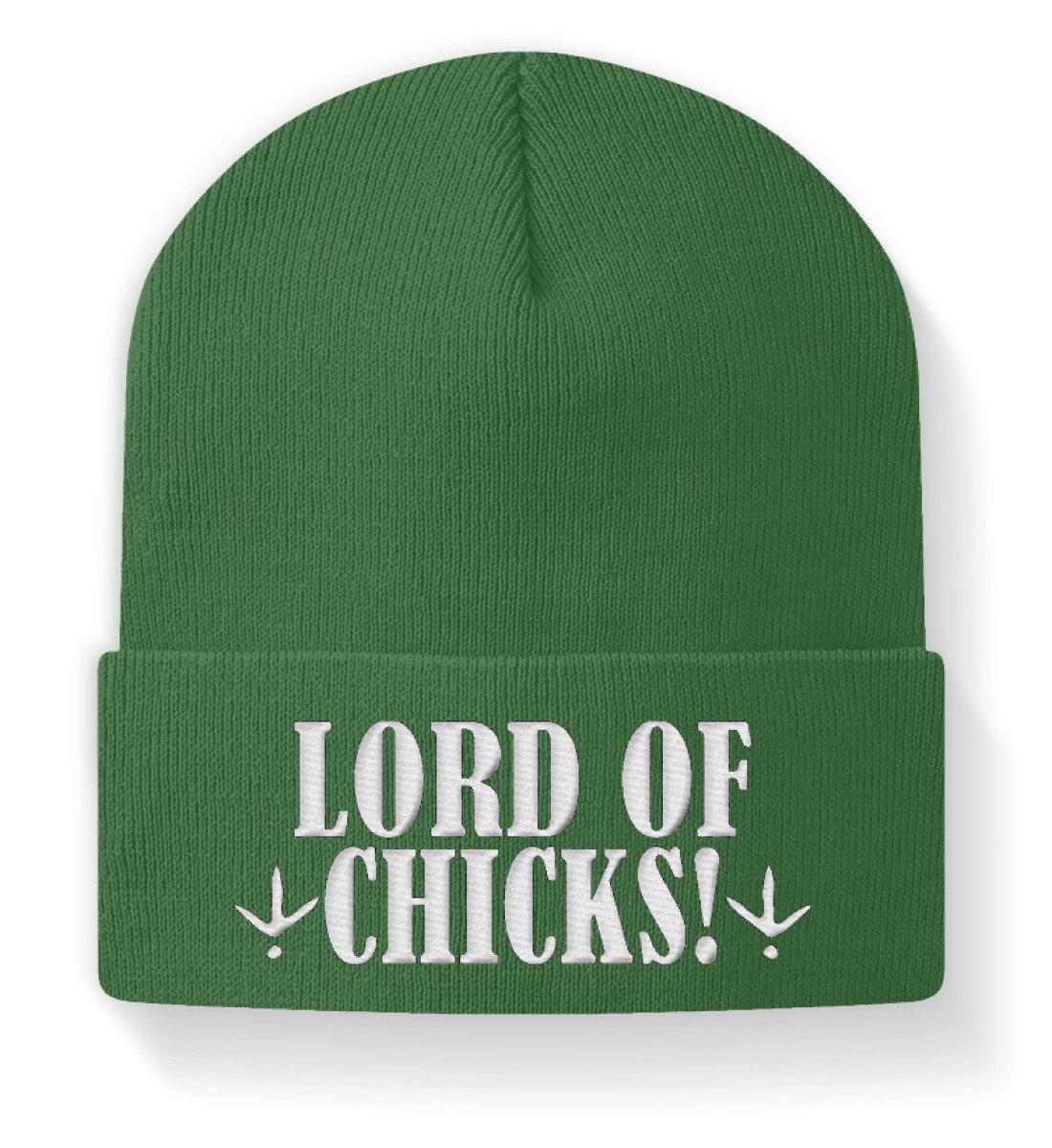 Lord of chicks · Beanie Mütze-Beanie mit Stick-Moss Green-M-Agrarstarz
