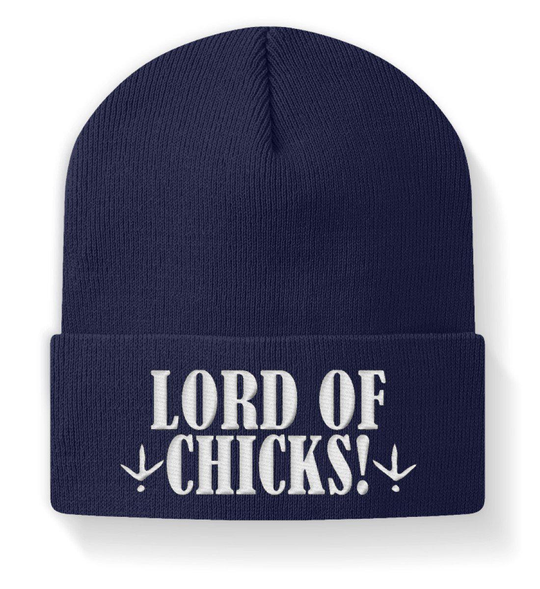 Lord of chicks · Beanie Mütze-Beanie mit Stick-Navy-M-Agrarstarz