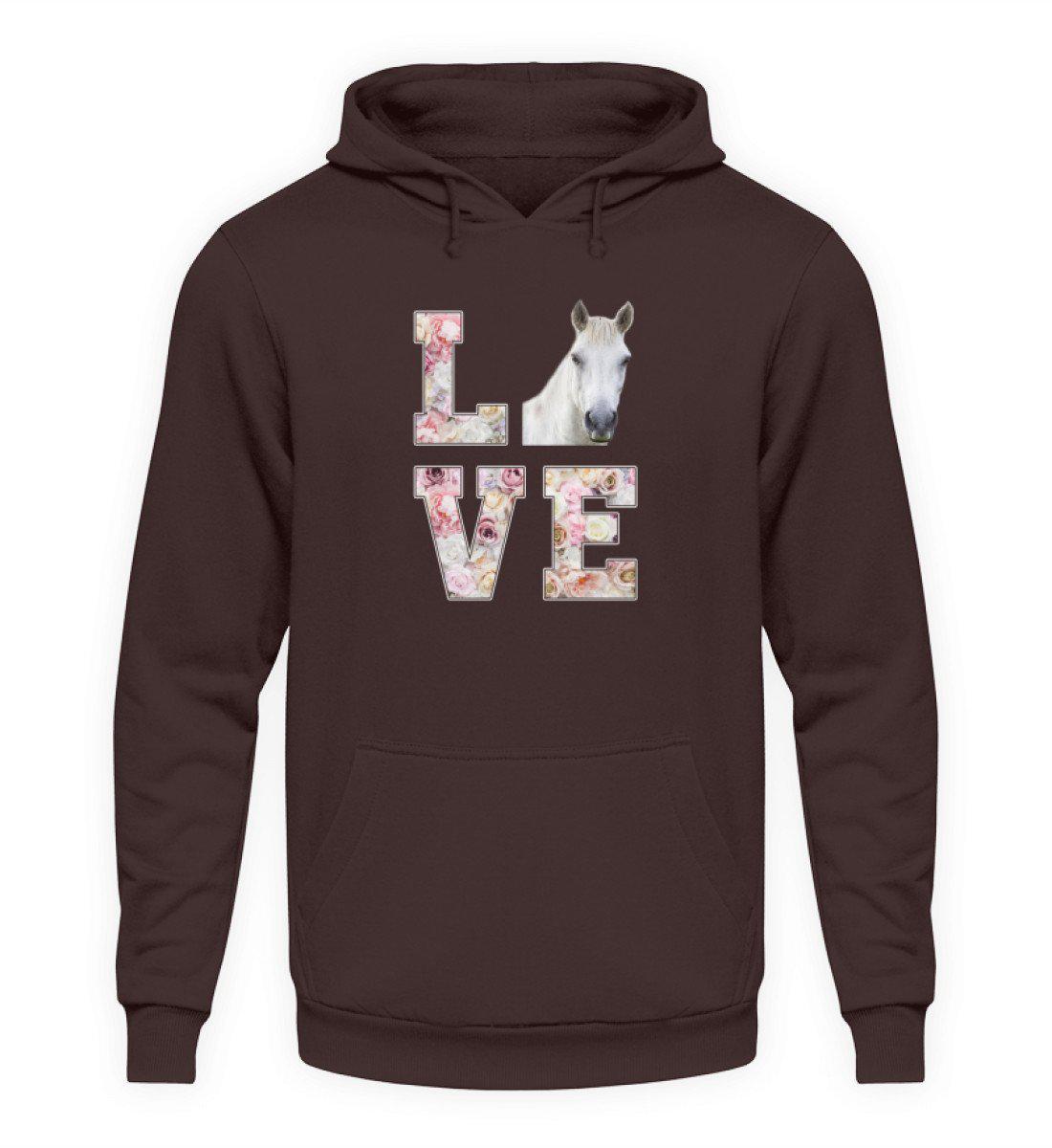 Love Pferd · Unisex Kapuzenpullover Hoodie-Unisex Hoodie-Hot Chocolate-M-Agrarstarz