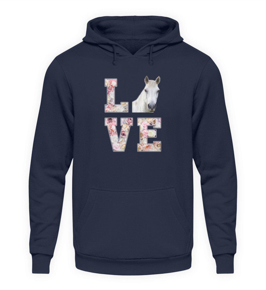 Love Pferd · Unisex Kapuzenpullover Hoodie-Unisex Hoodie-Oxford Navy-S-Agrarstarz