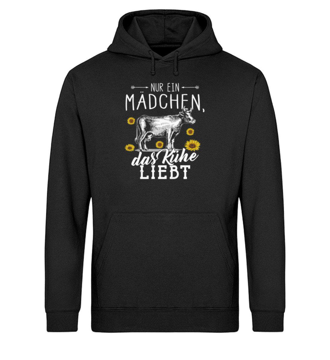 Mädchen liebt Kühe · Unisex Organic Hoodie-Drummer Hoodie ST/ST-Black-XS-Agrarstarz