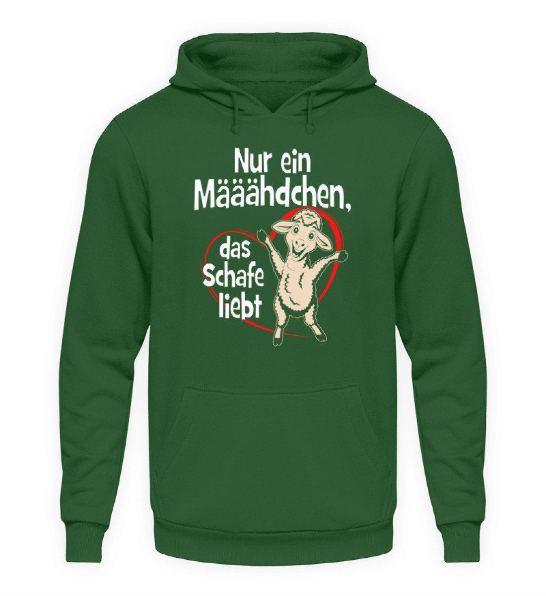 Mädchen liebt Schafe · Unisex Kapuzenpullover Hoodie-Unisex Hoodie-Bottle Green-S-Agrarstarz