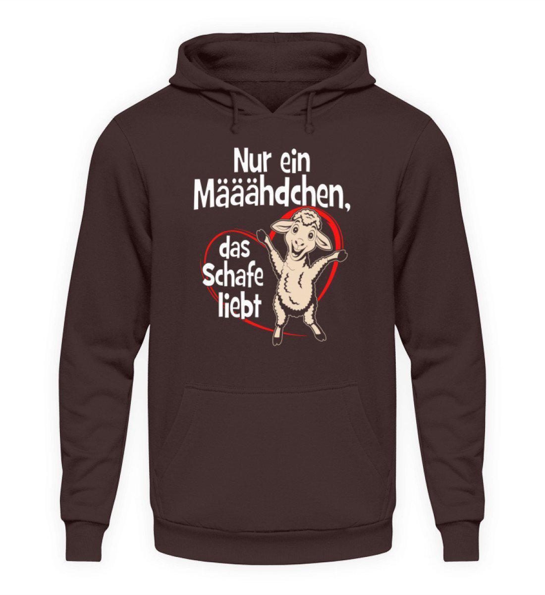 Mädchen liebt Schafe · Unisex Kapuzenpullover Hoodie-Unisex Hoodie-Hot Chocolate-S-Agrarstarz