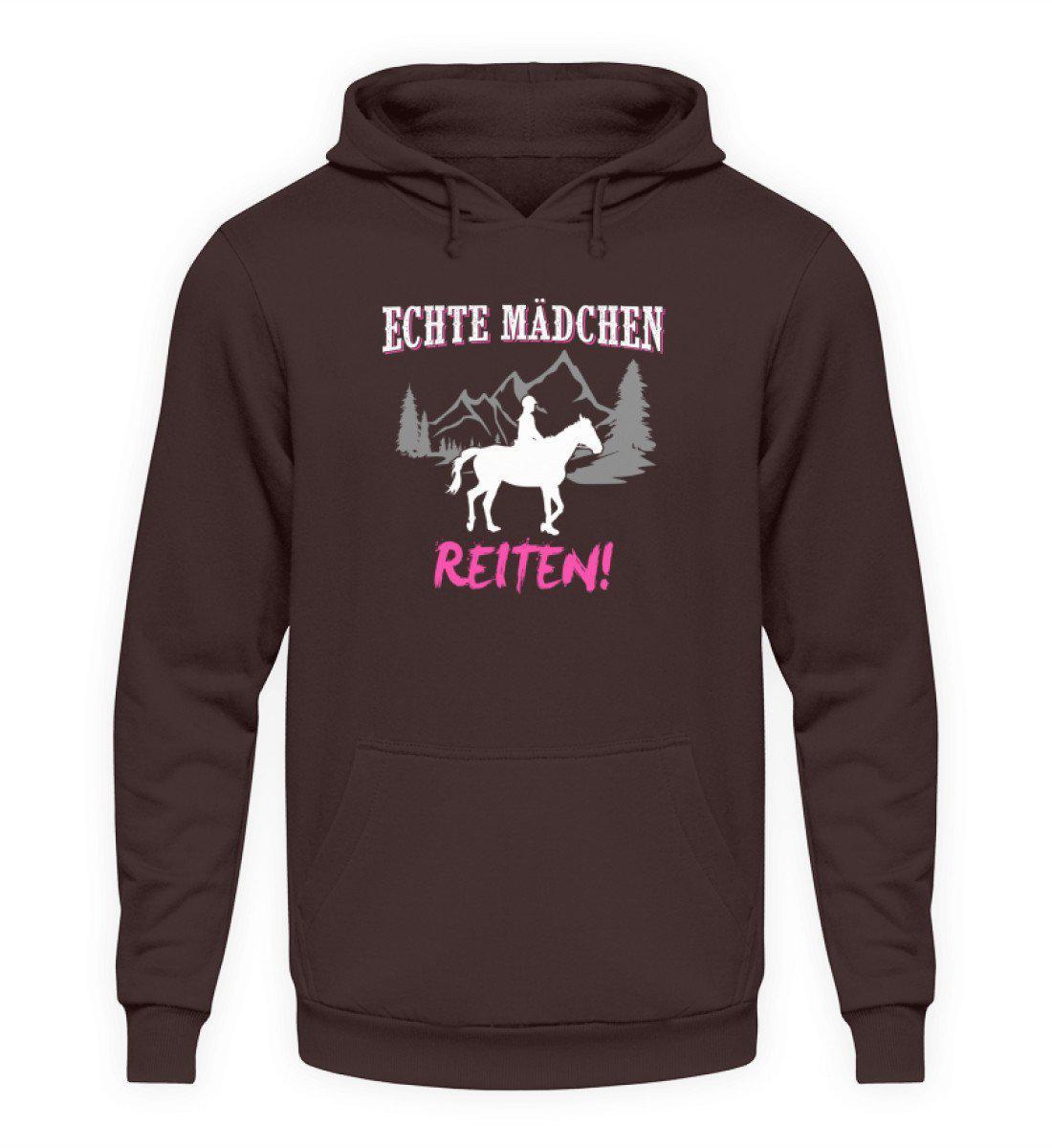 Mädchen reiten · Unisex Kapuzenpullover Hoodie-Unisex Hoodie-Hot Chocolate-S-Agrarstarz