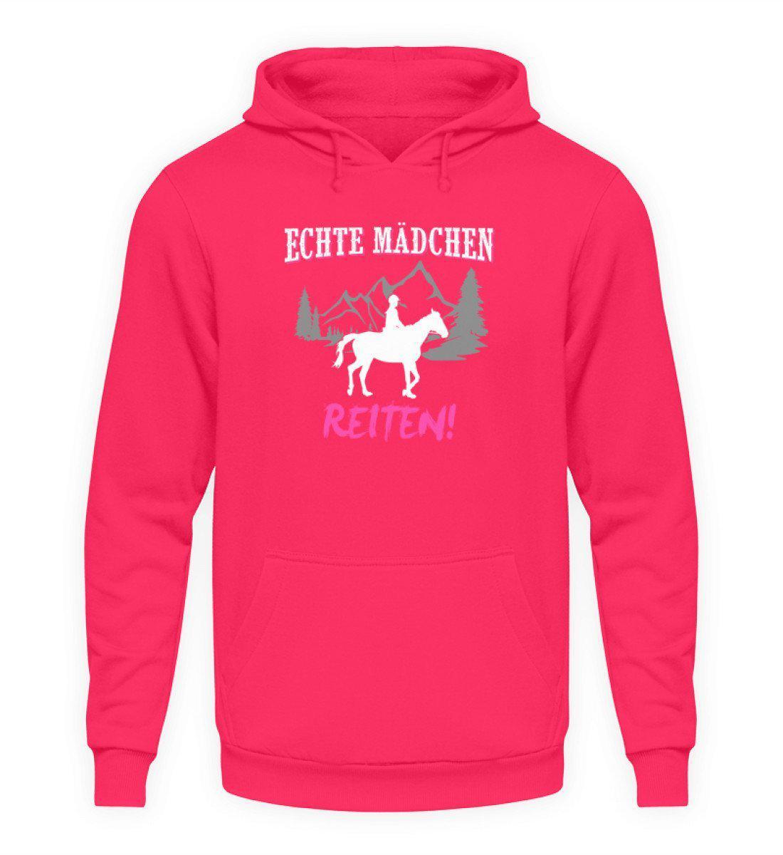 Mädchen reiten · Unisex Kapuzenpullover Hoodie-Unisex Hoodie-Hot Pink-S-Agrarstarz