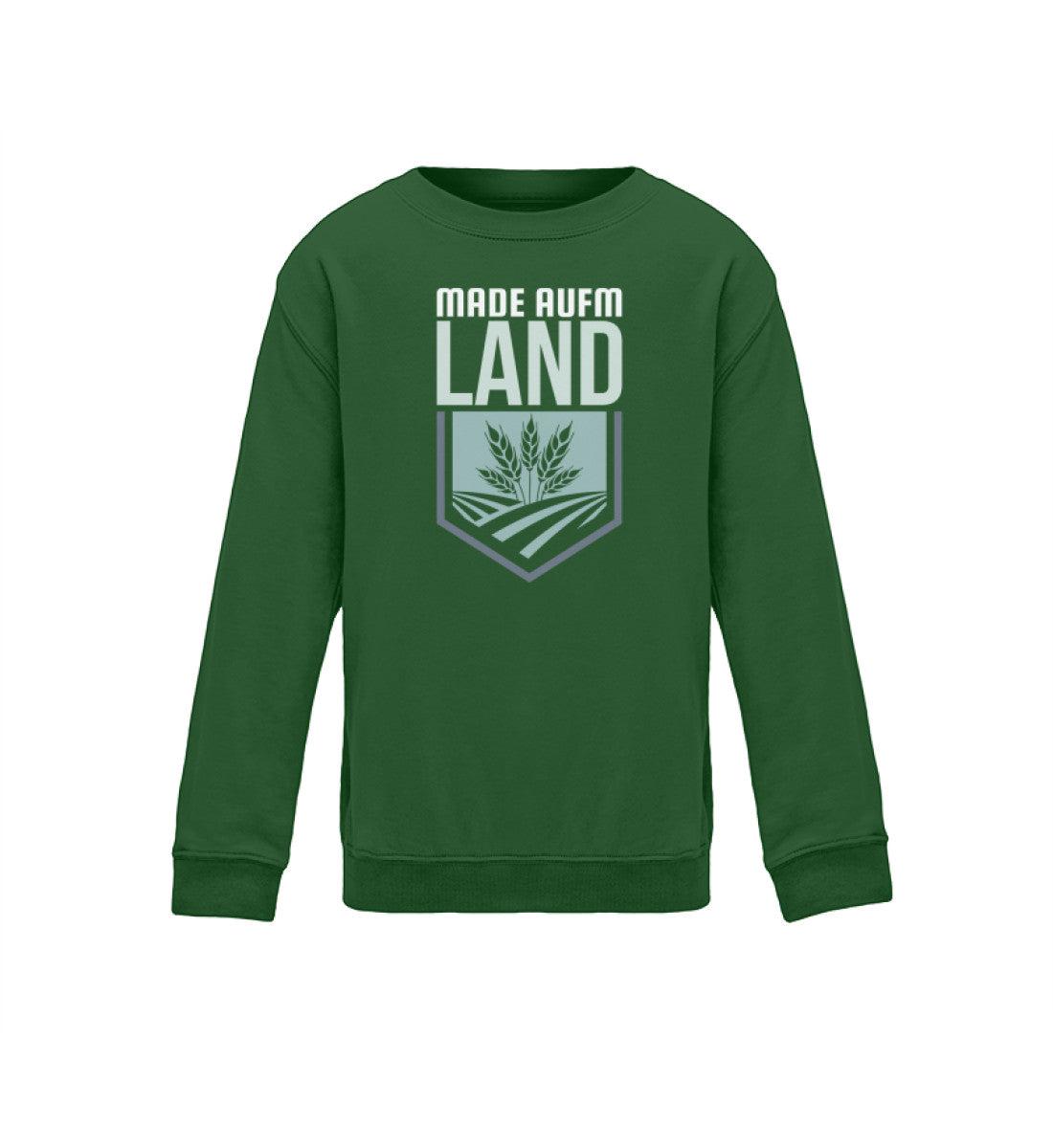 Made aufm Land · Kinder Sweatshirt-Kinder Sweatshirt-Bottle Green-12/14 (152/164)-Agrarstarz