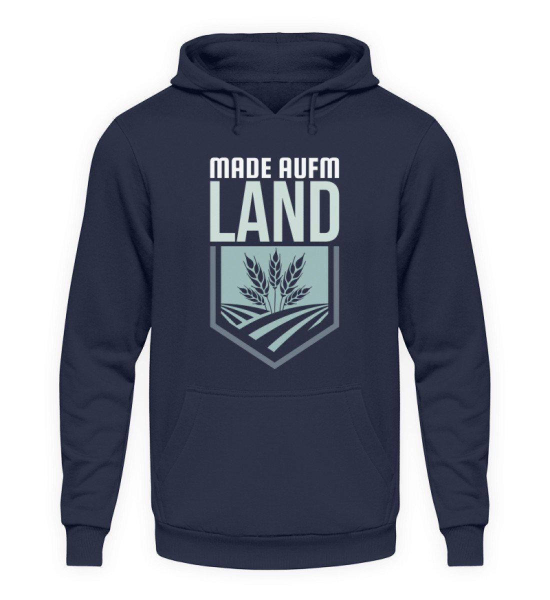 Made aufm Land Retro · Unisex Kapuzenpullover Hoodie-Unisex Hoodie-Oxford Navy-L-Agrarstarz