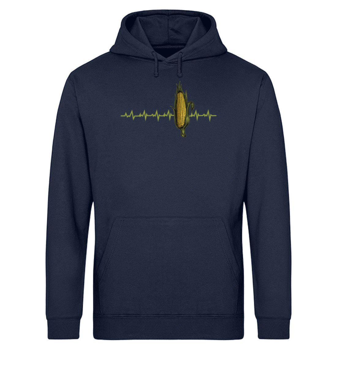 Mais Heartbeat · Unisex Organic Hoodie-Drummer Hoodie ST/ST-French Navy-XS-Agrarstarz