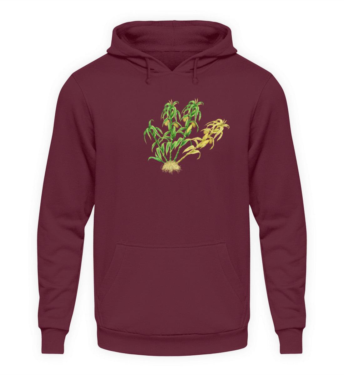 Mais Lebenszyklus · Unisex Kapuzenpullover Hoodie-Unisex Hoodie-Burgundy-S-Agrarstarz