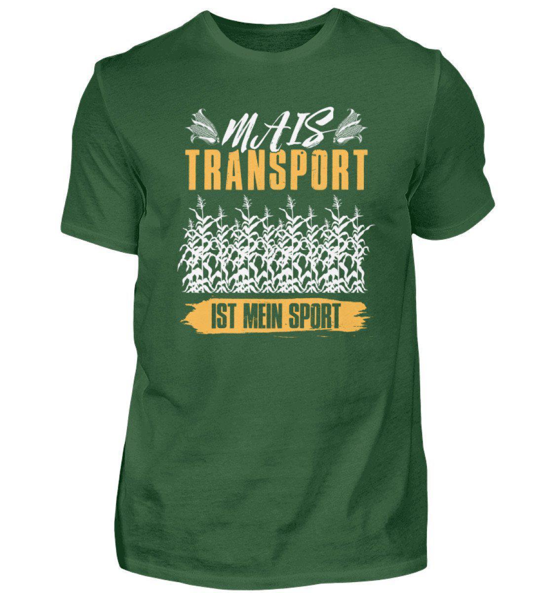 Mais Transport · Herren T-Shirt-Herren Basic T-Shirt-Bottle Green-S-Agrarstarz