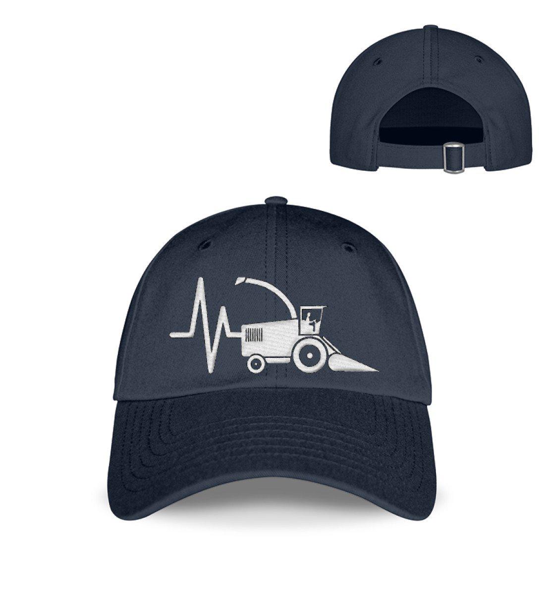Maishäcksler Heartbeat · Kappe-Baseball Cap mit Stick-Deep Navy-Einheitsgröße-Agrarstarz