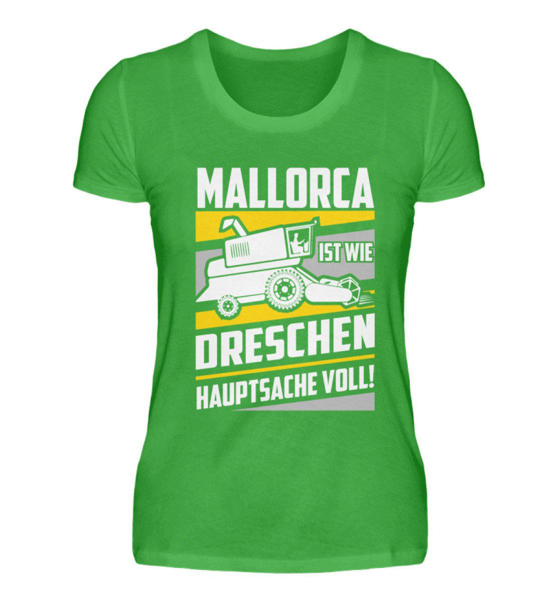Mallorca Dreschen · Damen T-Shirt-Damen Basic T-Shirt-Green Apple-S-Agrarstarz