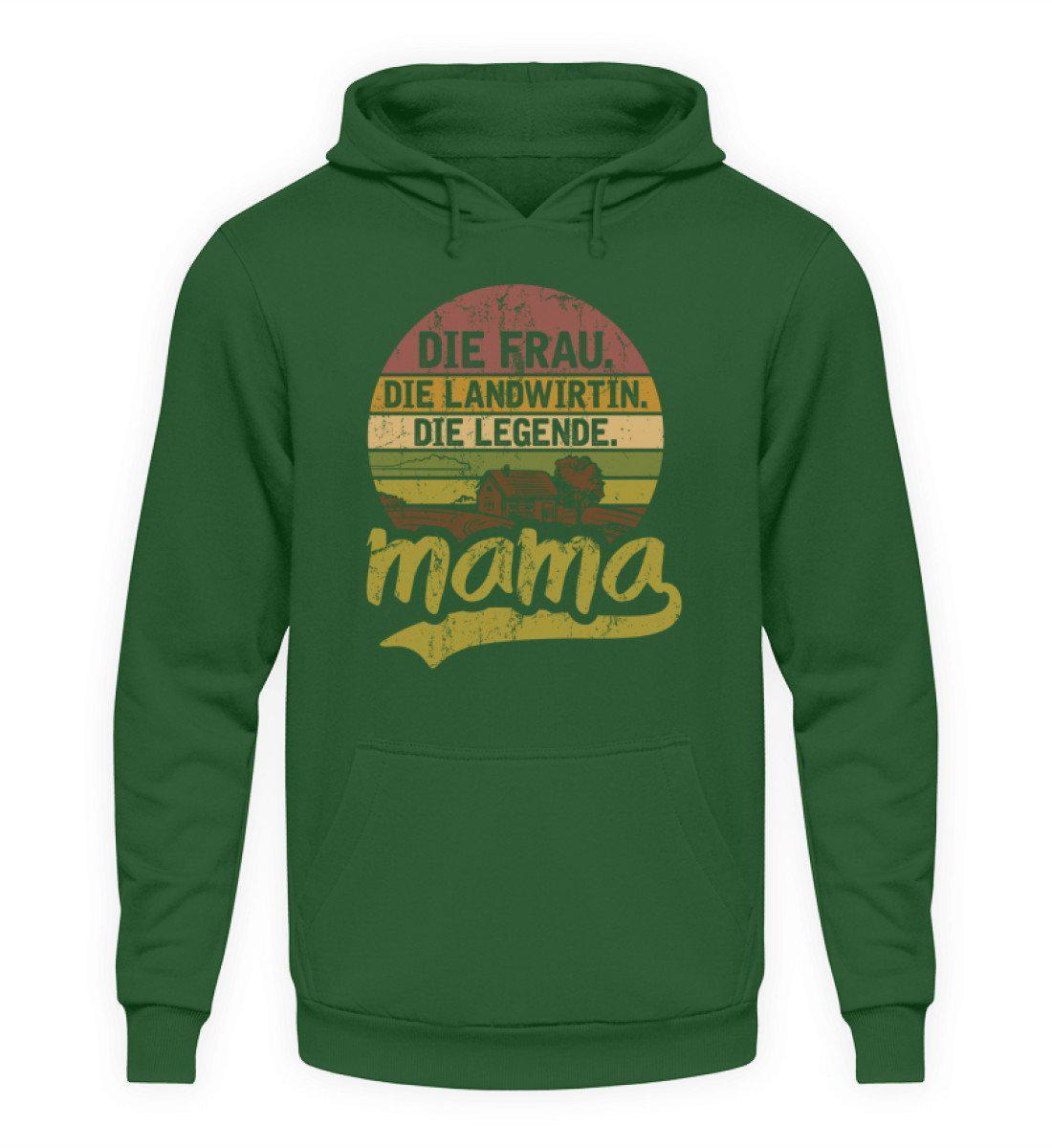 Mama Legende Retro · Unisex Kapuzenpullover Hoodie-Unisex Hoodie-Bottle Green-L-Agrarstarz