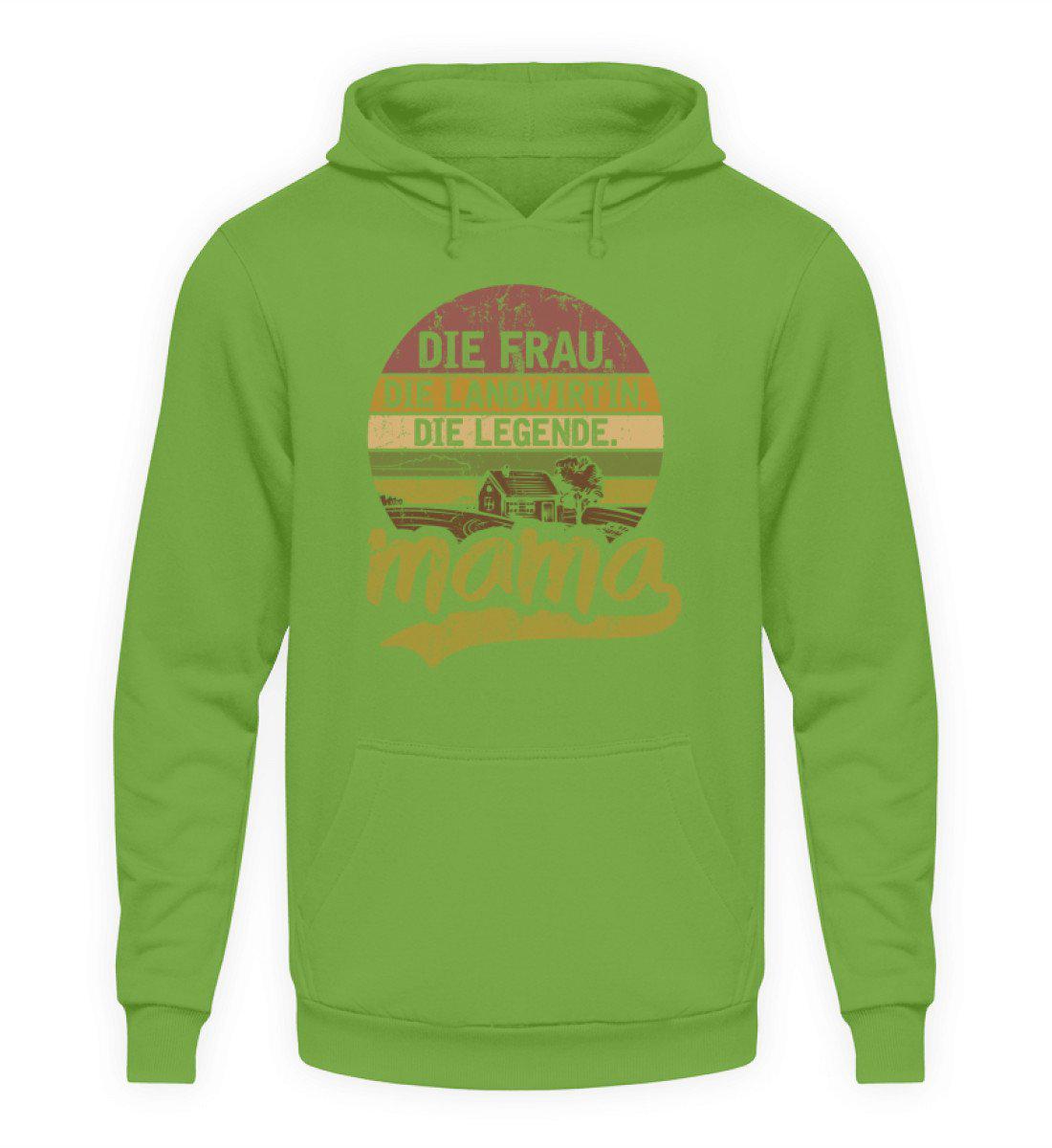 Mama Legende Retro · Unisex Kapuzenpullover Hoodie-Unisex Hoodie-LimeGreen-L-Agrarstarz