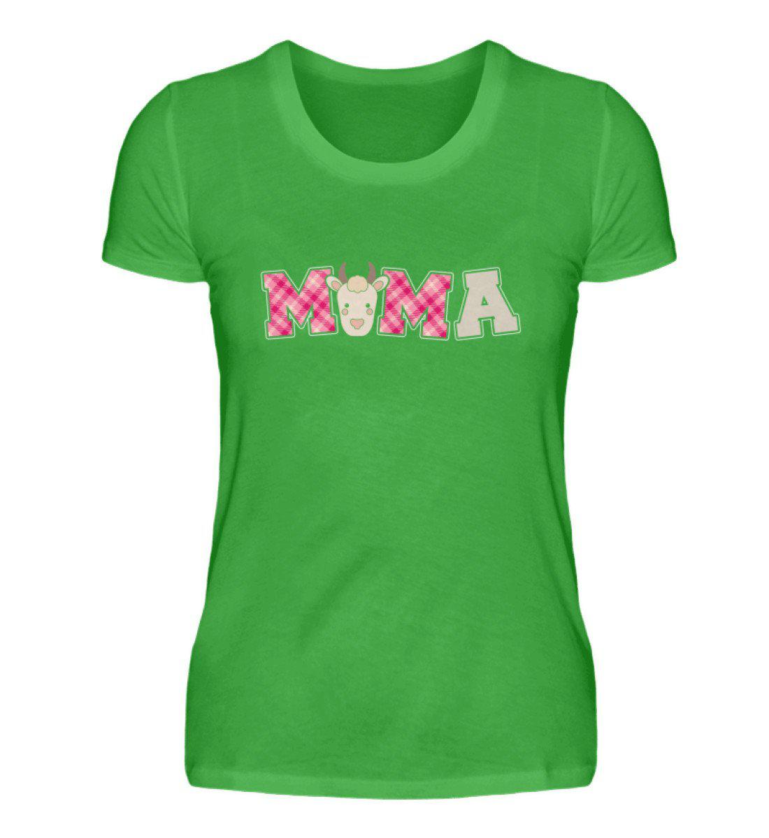Mama Ziegen · Damen T-Shirt-Damen Basic T-Shirt-Green Apple-S-Agrarstarz