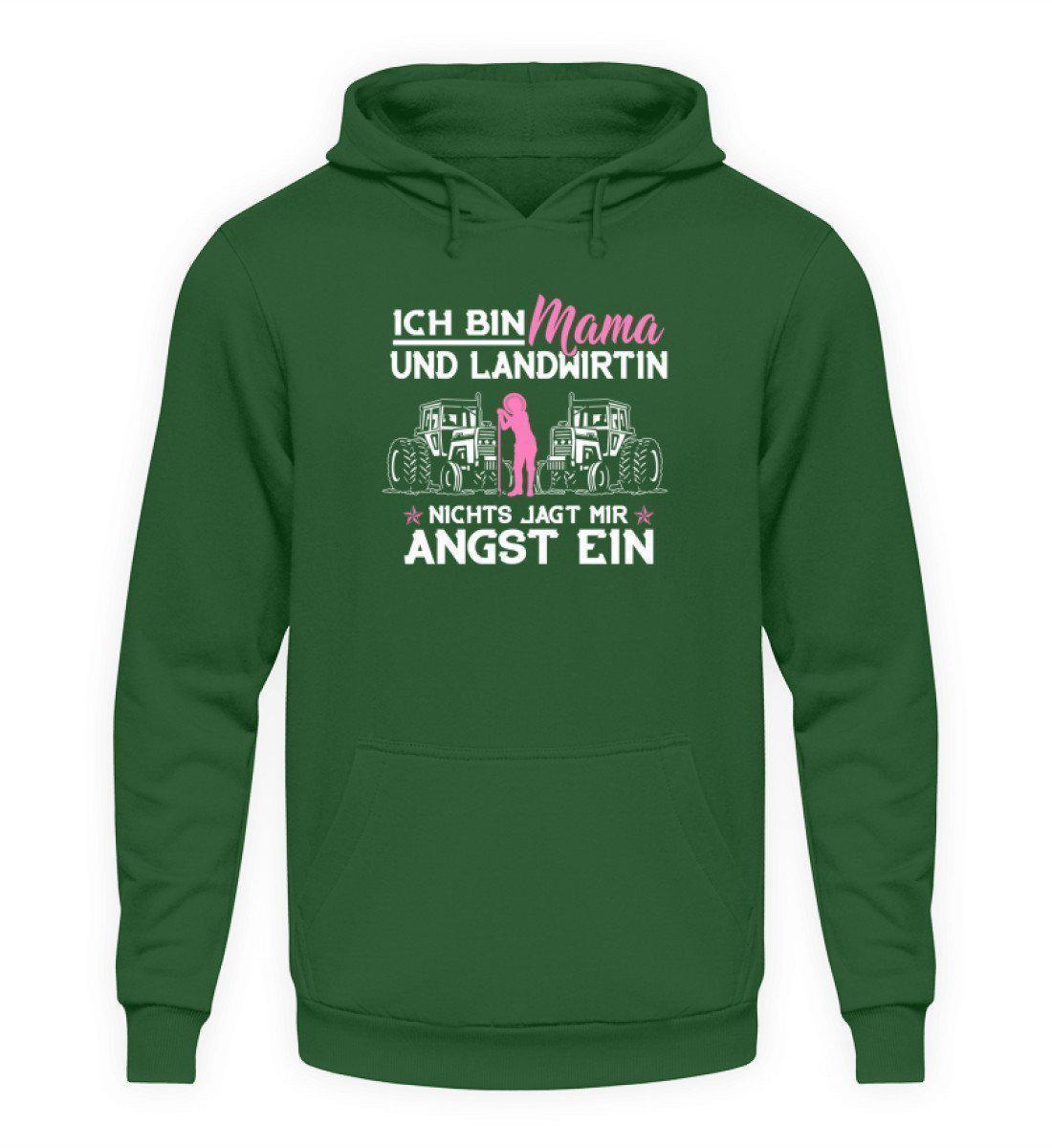 Mama und Landwirtin · Unisex Kapuzenpullover Hoodie-Unisex Hoodie-Bottle Green-L-Agrarstarz