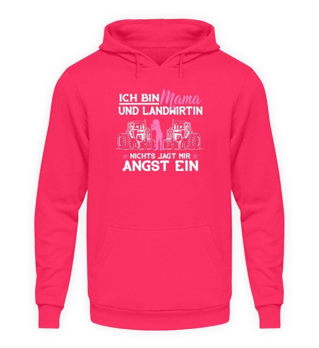 Mama und Landwirtin · Unisex Kapuzenpullover Hoodie-Unisex Hoodie-Hot Pink-L-Agrarstarz