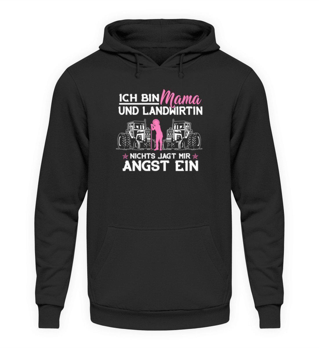 Mama und Landwirtin · Unisex Kapuzenpullover Hoodie-Unisex Hoodie-Jet Black-L-Agrarstarz
