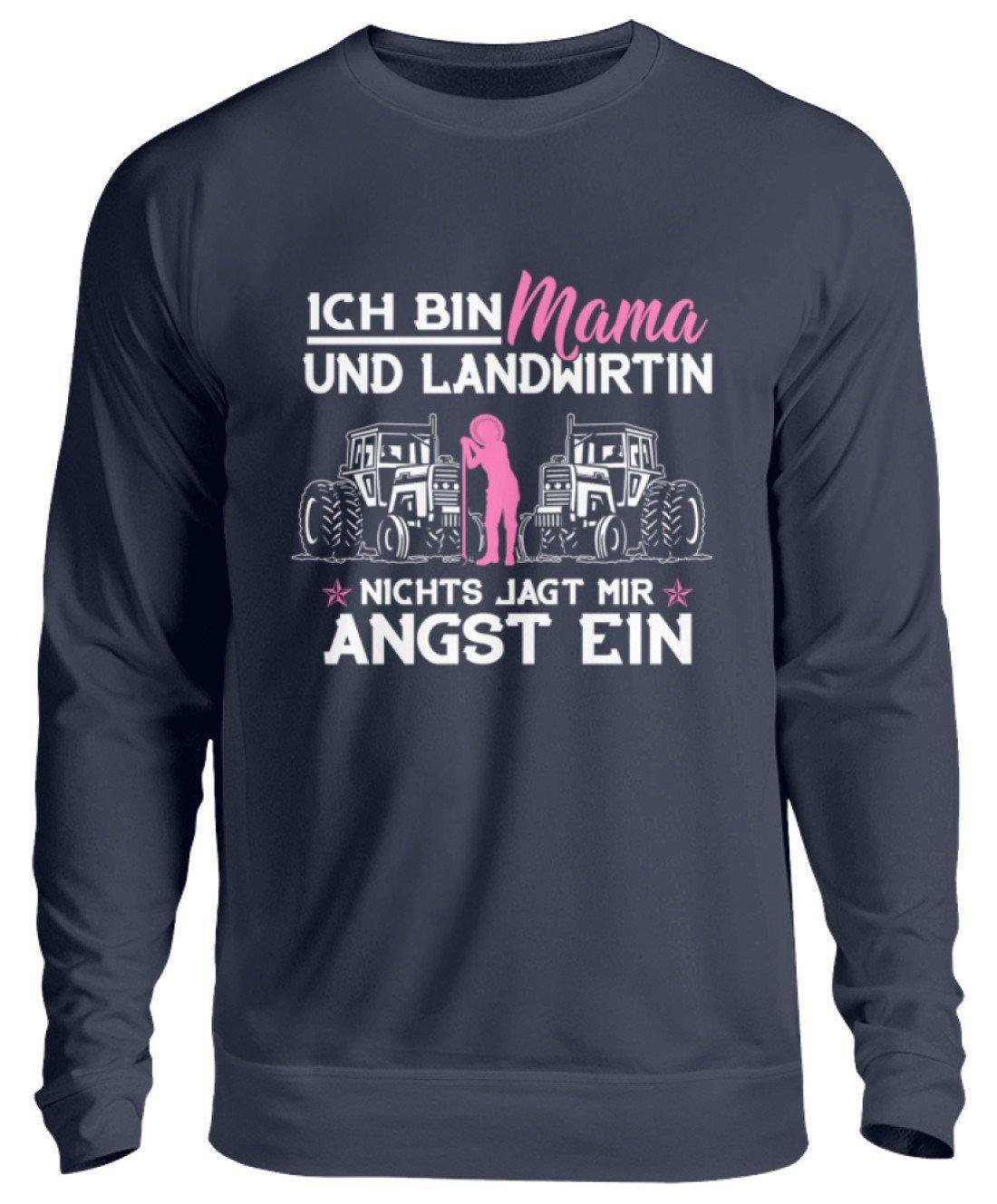Mama und Landwirtin · Unisex Sweatshirt Pullover-Unisex Sweatshirt-Oxford Navy-S-Agrarstarz