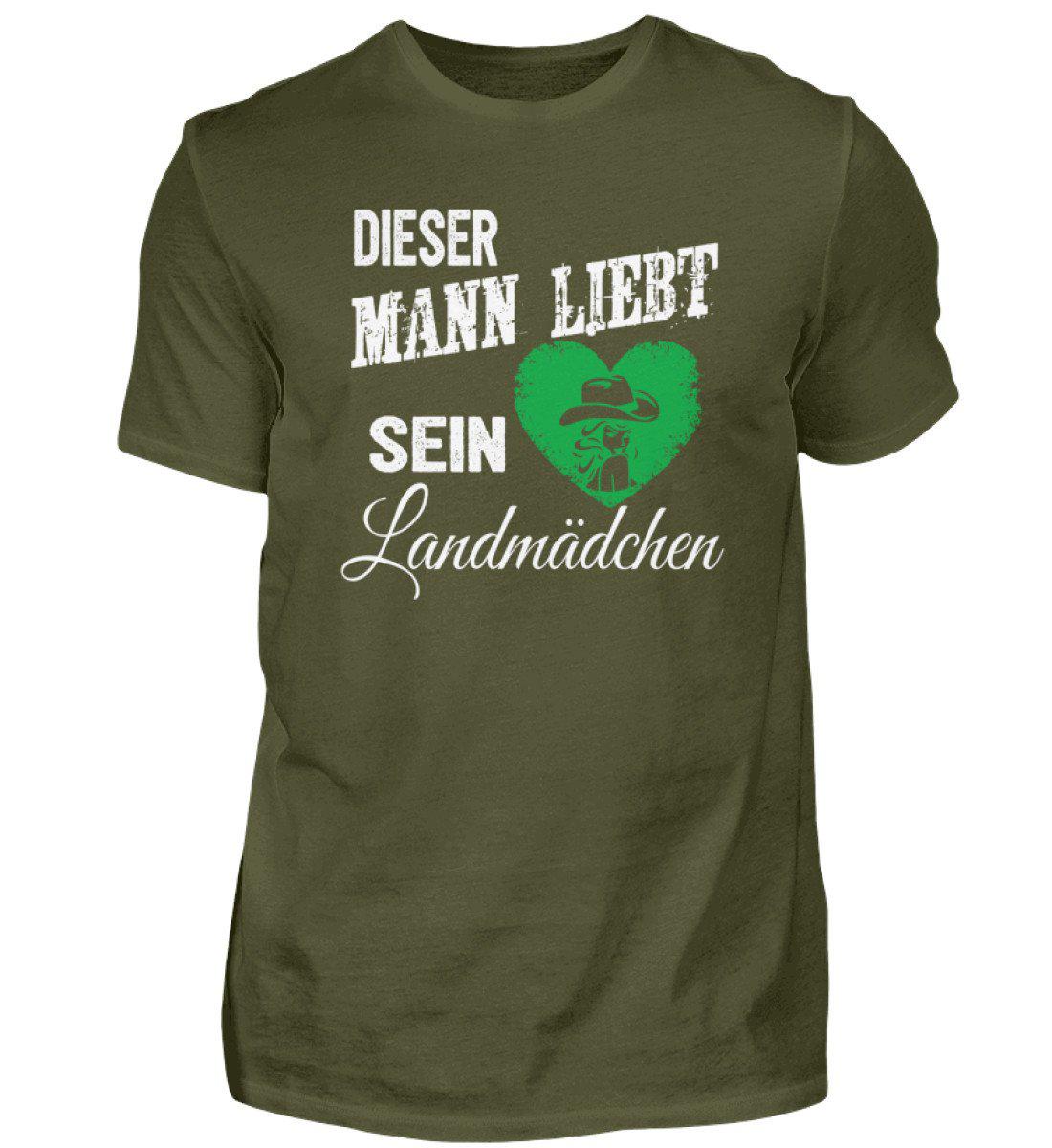 Mann liebt Landmädchen · Herren T-Shirt-Herren Basic T-Shirt-Agrarstarz