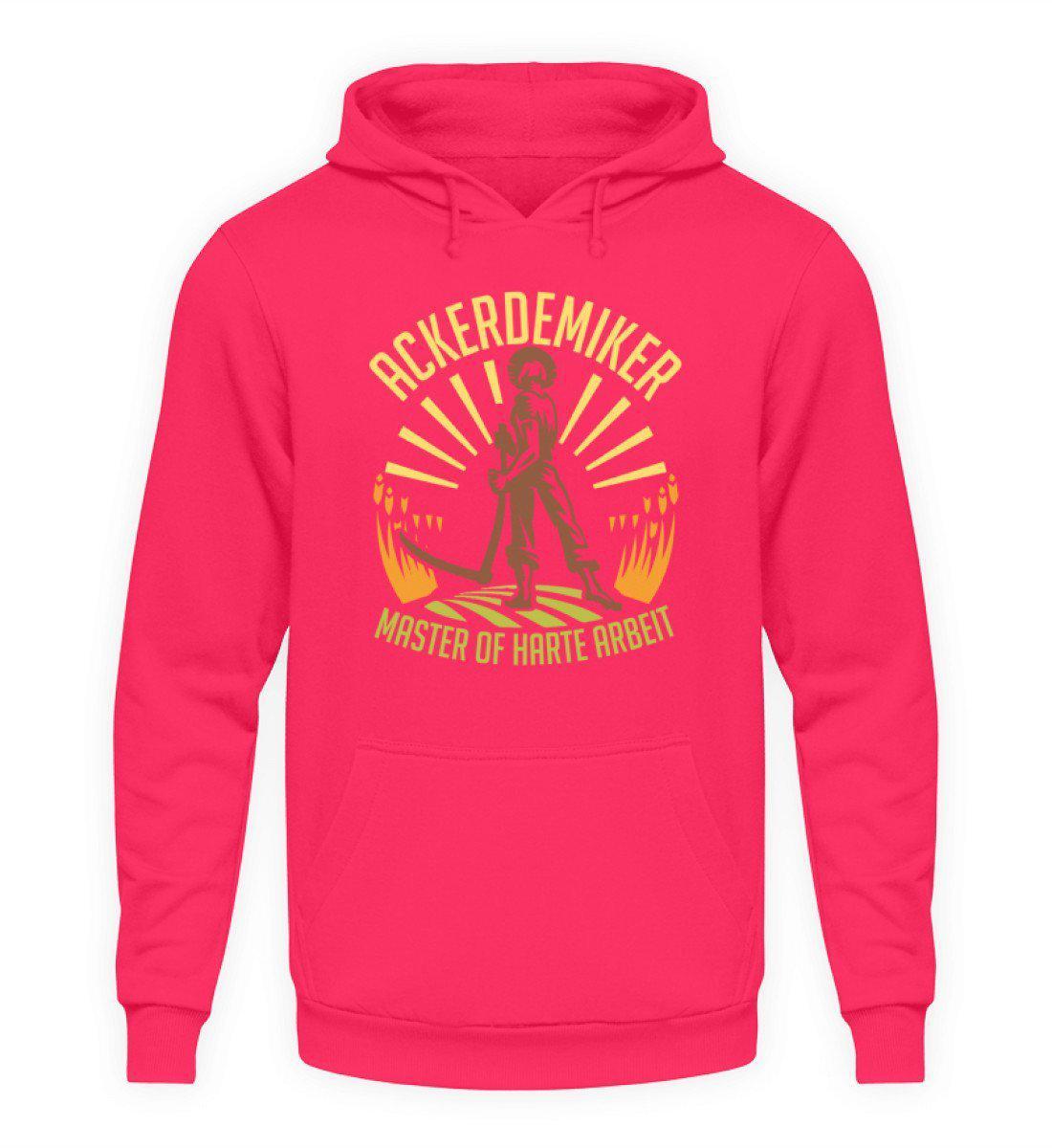Master of harte Arbeit · Unisex Kapuzenpullover Hoodie-Unisex Hoodie-Hot Pink-L-Agrarstarz