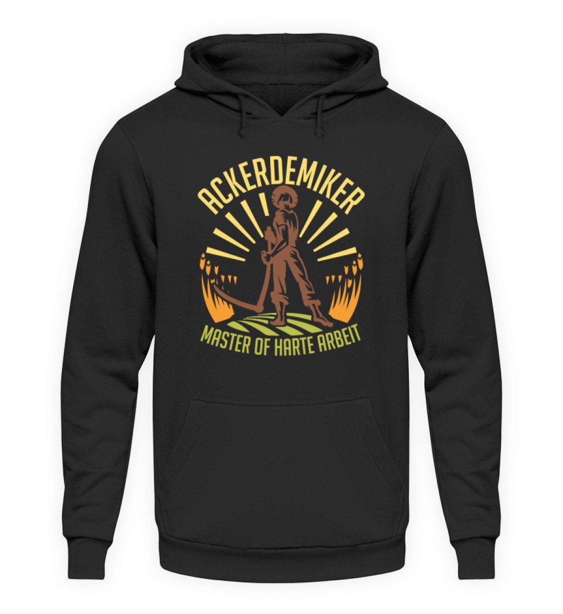 Master of harte Arbeit · Unisex Kapuzenpullover Hoodie-Unisex Hoodie-Jet Black-L-Agrarstarz