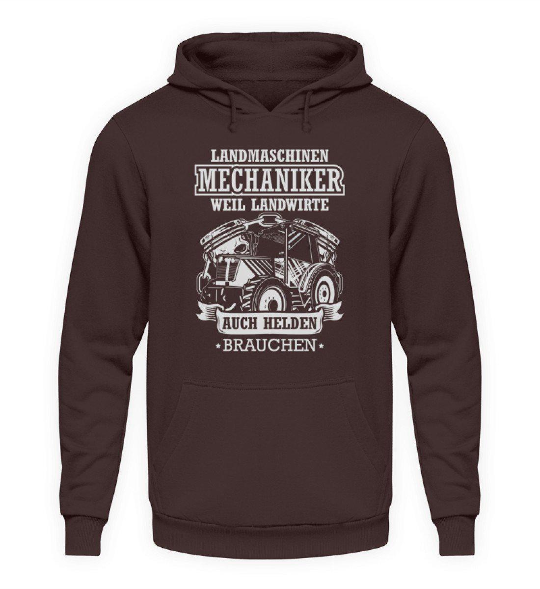 Mechaniker Landwirte Helden · Unisex Kapuzenpullover Hoodie-Unisex Hoodie-Hot Chocolate-L-Agrarstarz