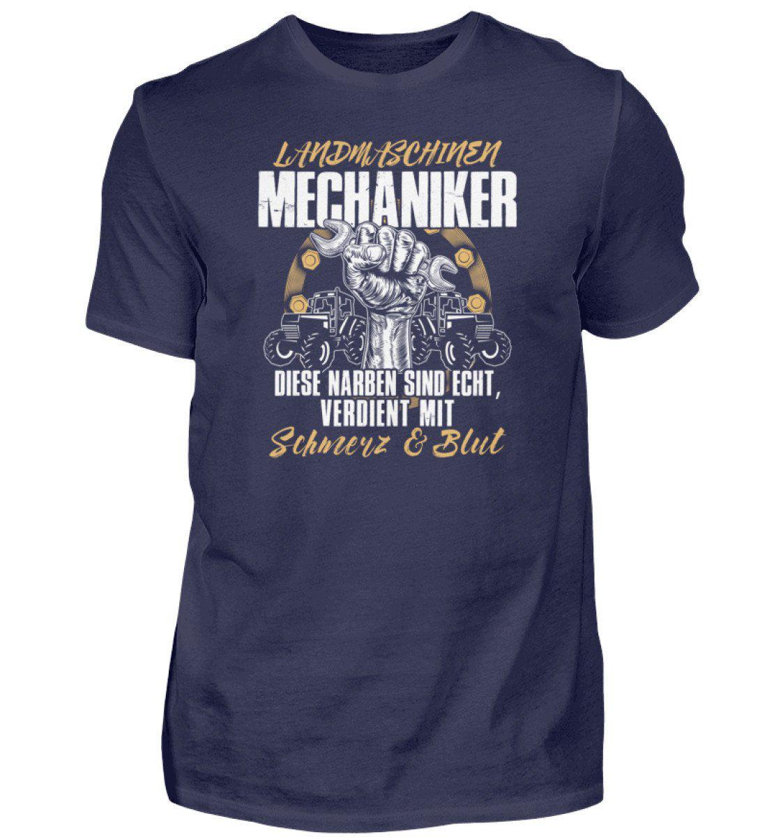 Mechaniker Narben · Herren T-Shirt-Herren Basic T-Shirt-Navy-S-Agrarstarz
