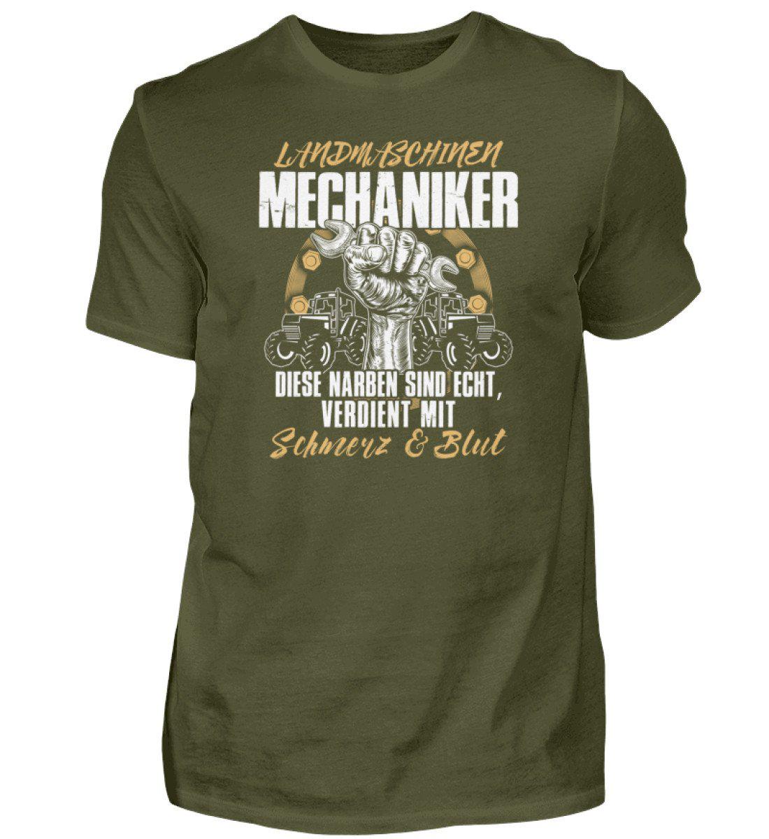 Mechaniker Narben · Herren T-Shirt-Herren Basic T-Shirt-Urban Khaki-S-Agrarstarz
