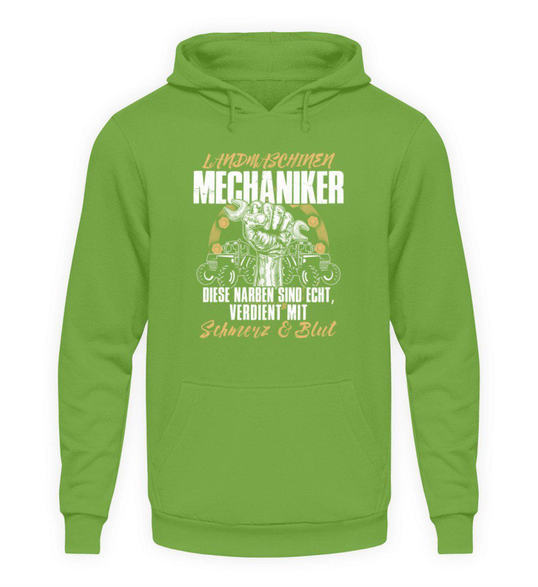 Mechaniker Narben · Unisex Kapuzenpullover Hoodie-Unisex Hoodie-LimeGreen-L-Agrarstarz