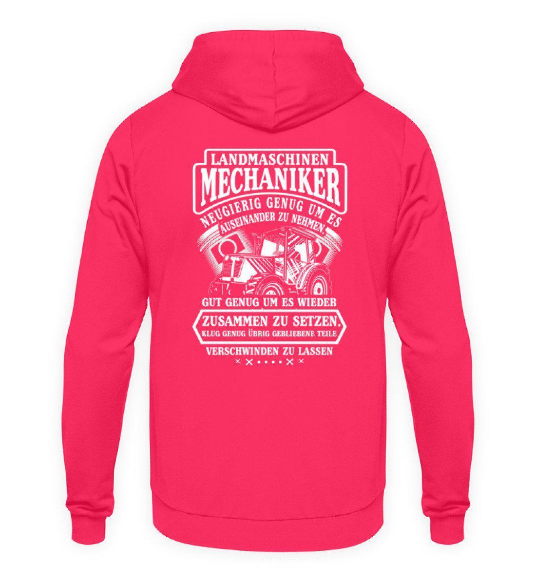 Mechaniker Neugierig · Unisex Kapuzenpullover Hoodie-Unisex Hoodie-Hot Pink-S-Agrarstarz