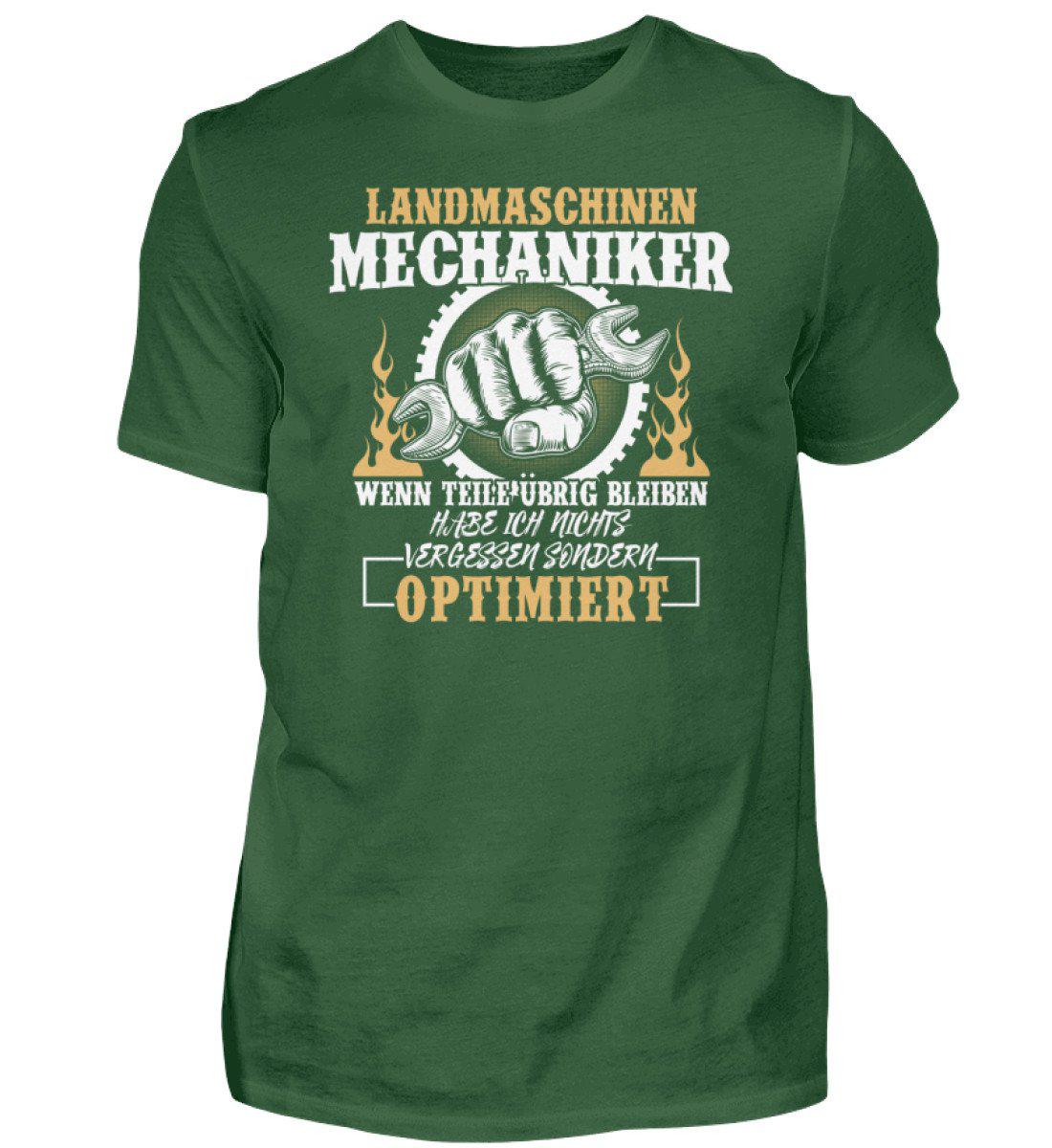 Mechaniker Teile optimiert · Herren T-Shirt-Herren Basic T-Shirt-Bottle Green-S-Agrarstarz