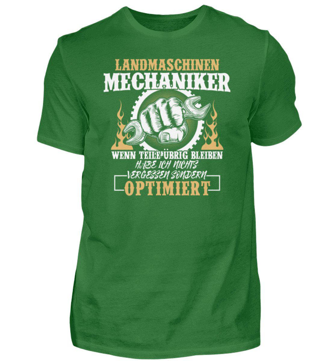 Mechaniker Teile optimiert · Herren T-Shirt-Herren Basic T-Shirt-Kelly Green-S-Agrarstarz