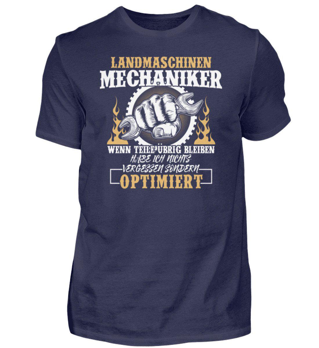 Mechaniker Teile optimiert · Herren T-Shirt-Herren Basic T-Shirt-Navy-S-Agrarstarz