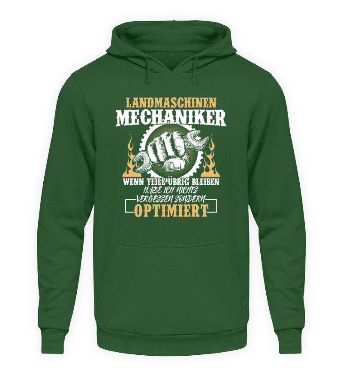 Mechaniker Teile optimiert · Unisex Kapuzenpullover Hoodie-Unisex Hoodie-Bottle Green-S-Agrarstarz