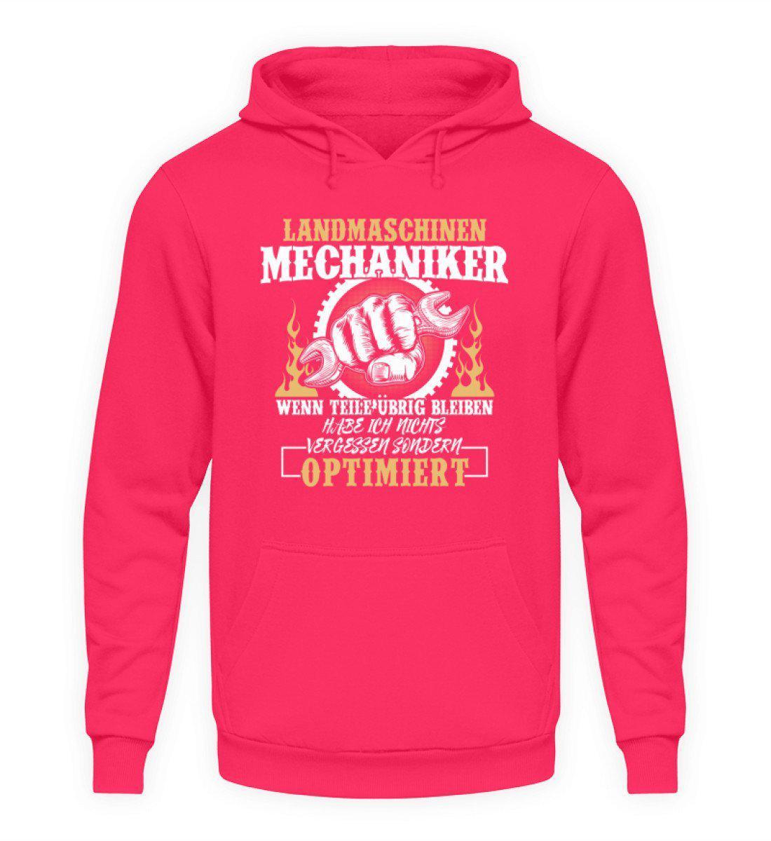 Mechaniker Teile optimiert · Unisex Kapuzenpullover Hoodie-Unisex Hoodie-Hot Pink-S-Agrarstarz