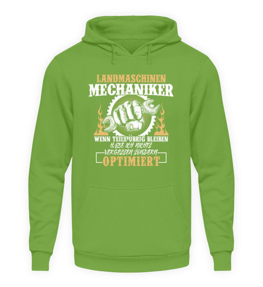 Mechaniker Teile optimiert · Unisex Kapuzenpullover Hoodie-Unisex Hoodie-LimeGreen-S-Agrarstarz
