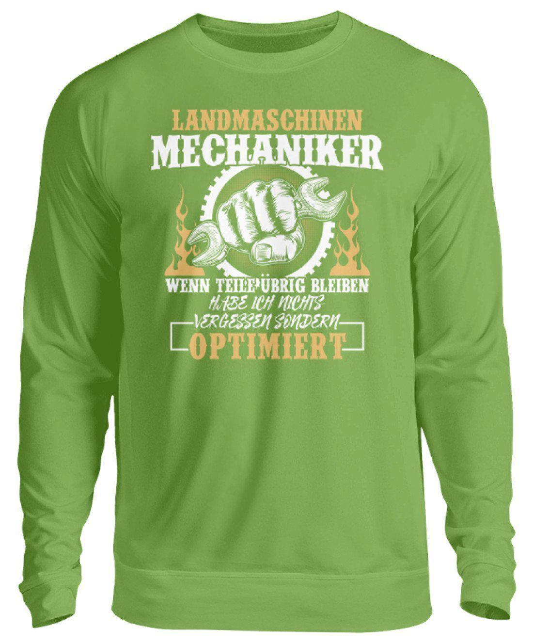 Mechaniker Teile optimiert · Unisex Sweatshirt Pullover-Unisex Sweatshirt-LimeGreen-S-Agrarstarz