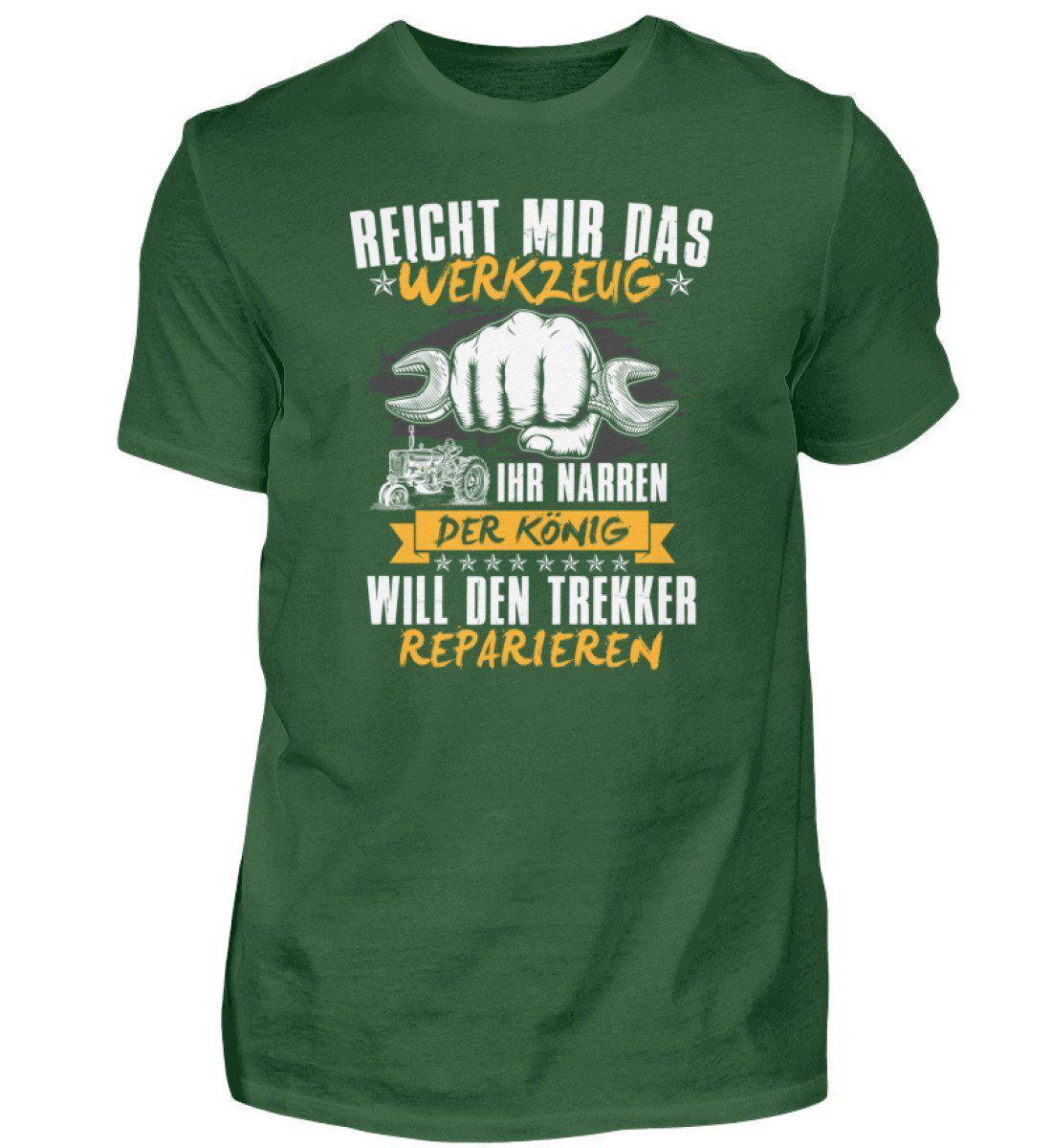 Mechaniker Trekker reparieren · Herren T-Shirt-Herren Basic T-Shirt-Bottle Green-S-Agrarstarz