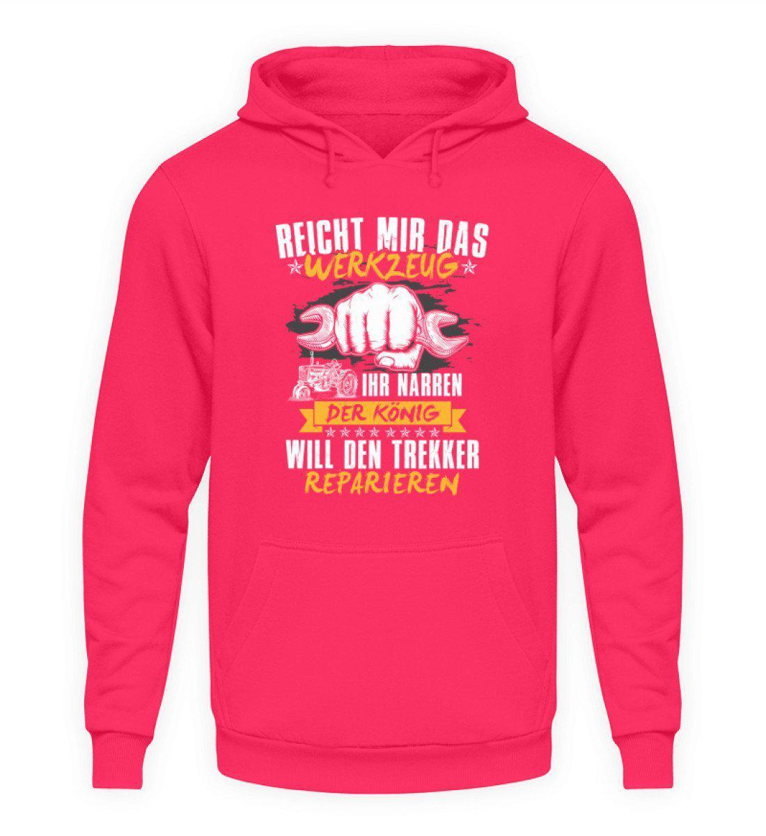 Mechaniker Trekker reparieren · Unisex Kapuzenpullover Hoodie-Unisex Hoodie-Hot Pink-L-Agrarstarz
