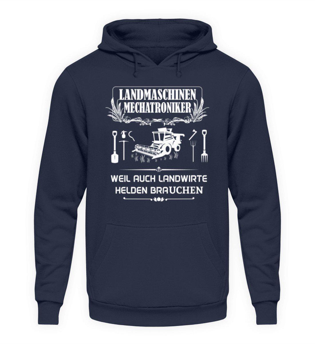 Mechatroniker Landwirte Helden · Unisex Kapuzenpullover Hoodie-Unisex Hoodie-Oxford Navy-L-Agrarstarz