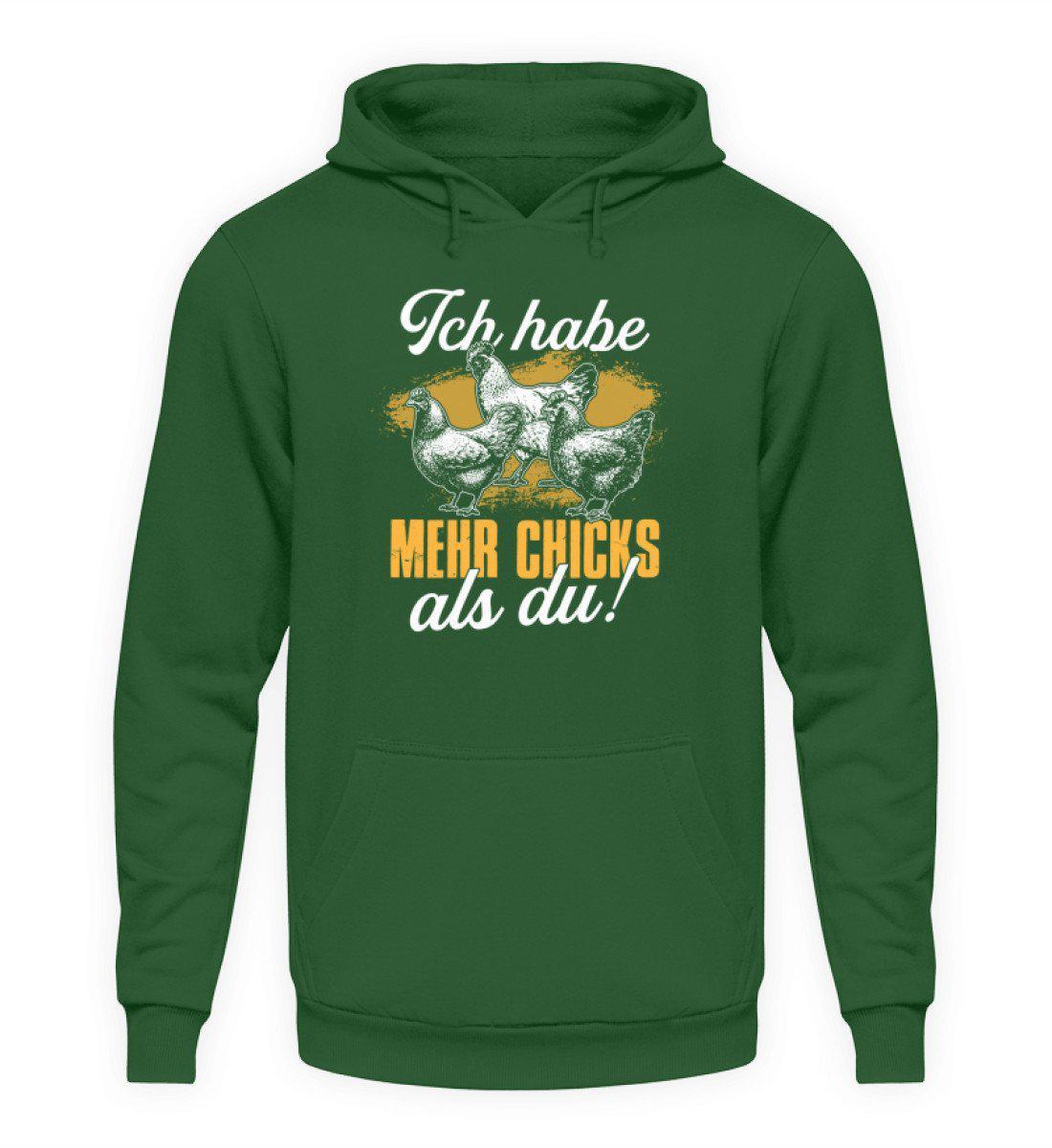 Mehr Chicks als du · Unisex Kapuzenpullover Hoodie-Unisex Hoodie-Bottle Green-S-Agrarstarz