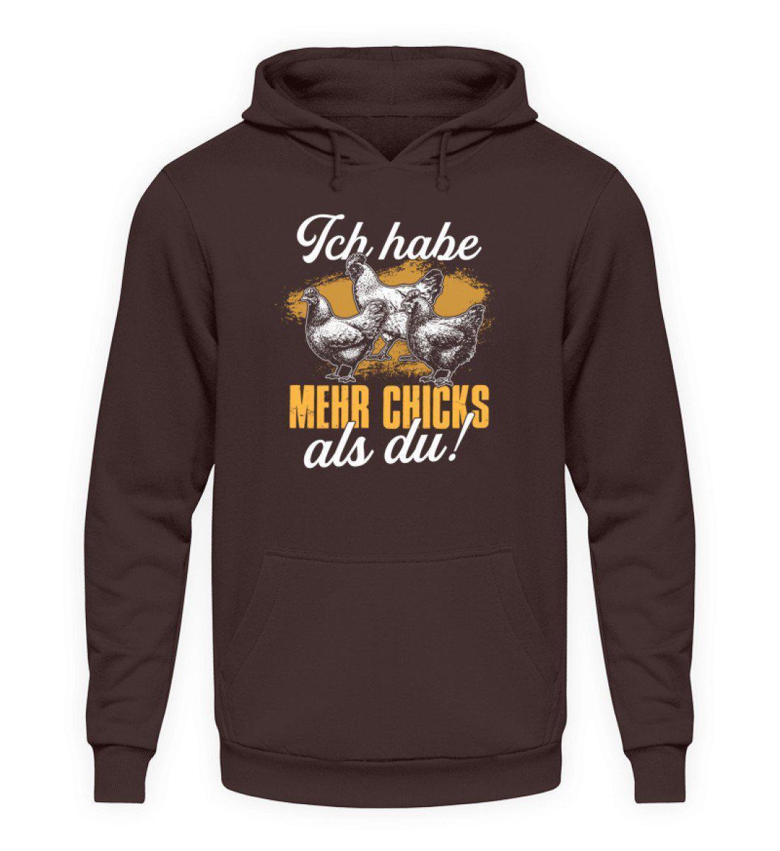 Mehr Chicks als du · Unisex Kapuzenpullover Hoodie-Unisex Hoodie-Hot Chocolate-S-Agrarstarz
