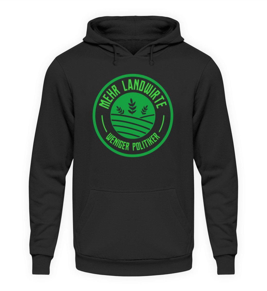 Mehr Landwirte · Unisex Kapuzenpullover Hoodie-Unisex Hoodie-Jet Black-L-Agrarstarz
