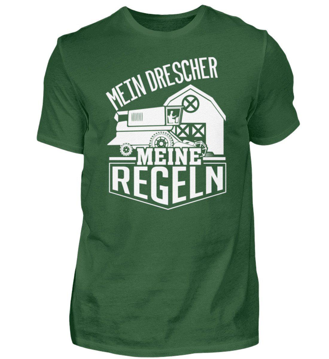 Mein Drescher meine Regeln · Herren T-Shirt-Herren Basic T-Shirt-Bottle Green-S-Agrarstarz