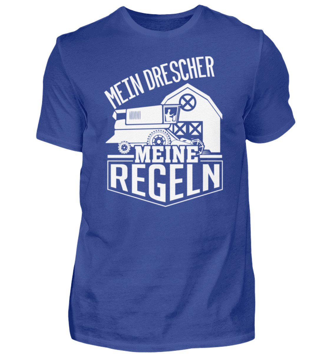 Mein Drescher meine Regeln · Herren T-Shirt-Herren Basic T-Shirt-Royal Blue-S-Agrarstarz
