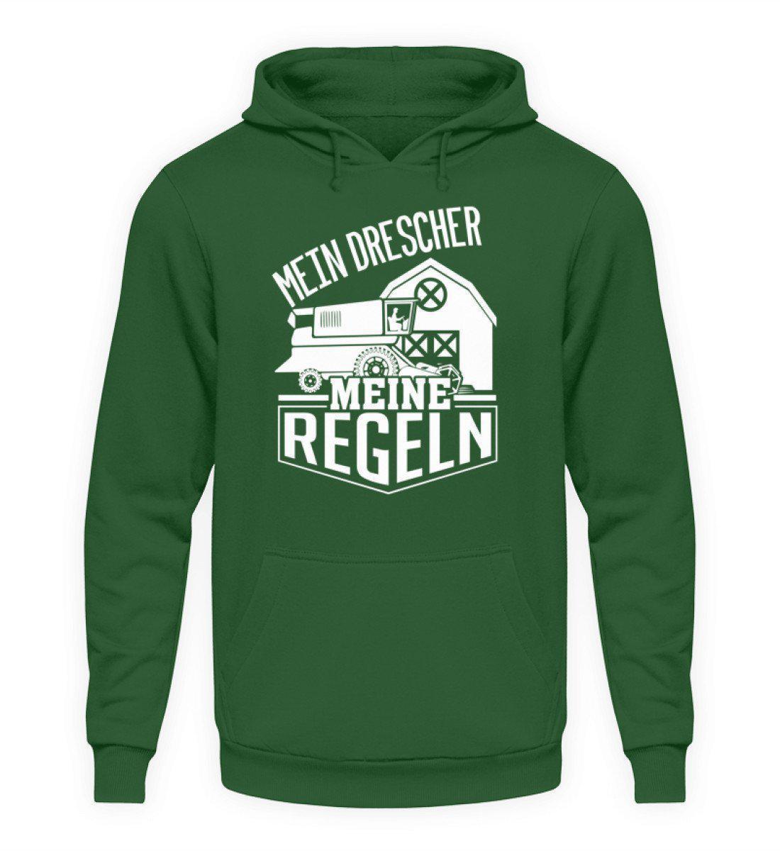 Mein Drescher meine Regeln · Unisex Kapuzenpullover Hoodie-Unisex Hoodie-Bottle Green-L-Agrarstarz